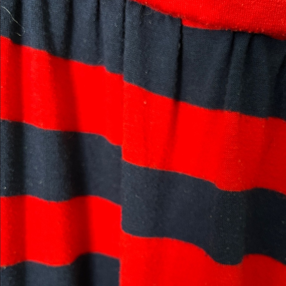 Chic Red and Blue Medium Striped Mini Dress - Picture 3 of 10
